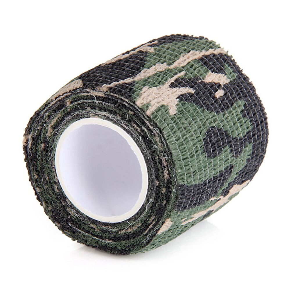 Uning Self-adhesive Protective Camouflage Tape Wrap 5CM x 4.5M Camo Form Non-woven Fabric Stealth Tape Stretch Bandage