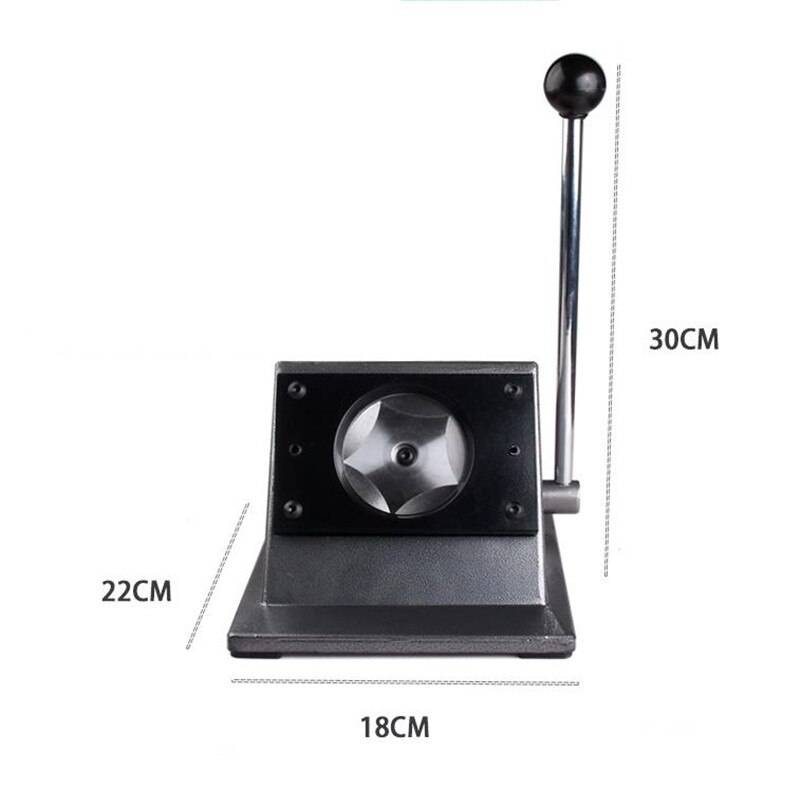 Manual Desktop Circular Cutting Machine 25/32/37/44mm Tinplate Badge Dedicated Circular Cutter Paper Card
