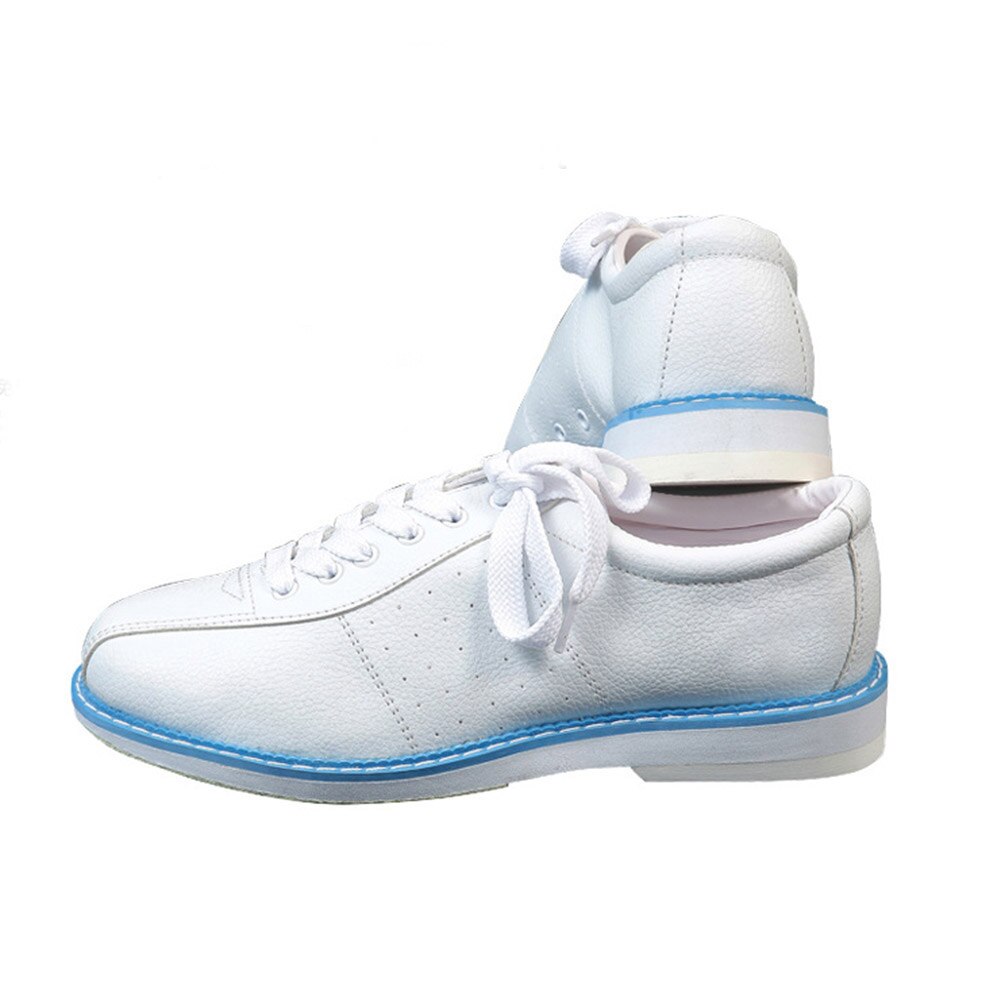 White Bowling Shoes for Men Women Unisex Sports Beginner Bowling Shoes Sneakers
