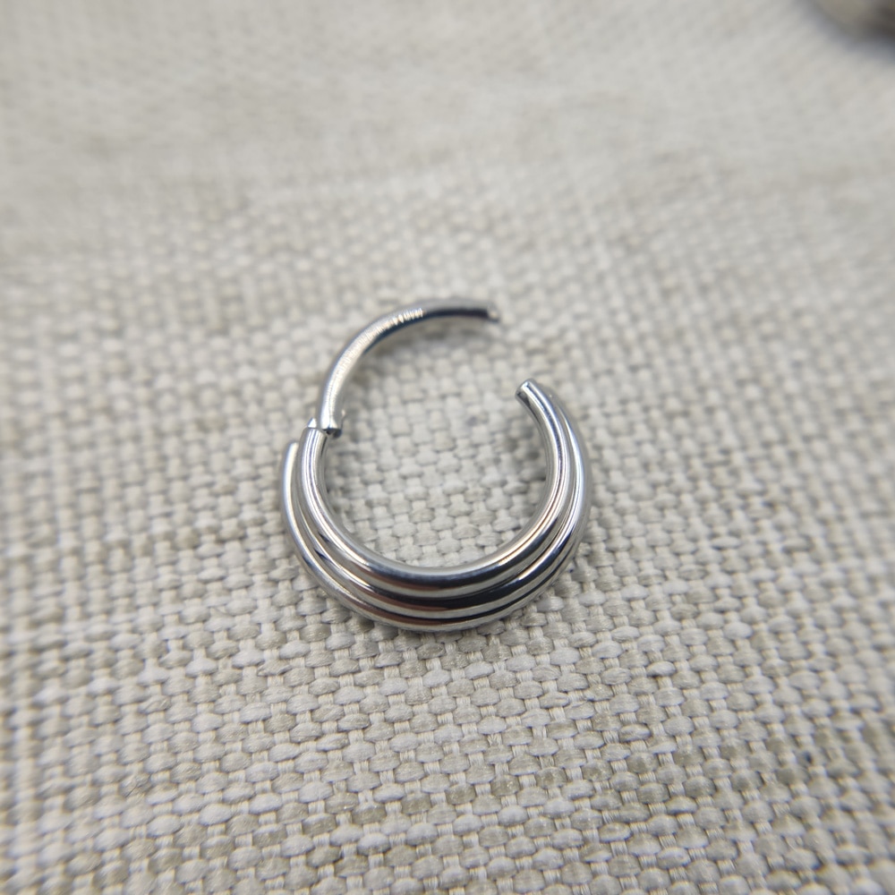 16G Implant Grade Titanium Astm F136 Sexy Scharnierende Segment Ring Body Sieraden Voor Septum Helix Oor Piercings