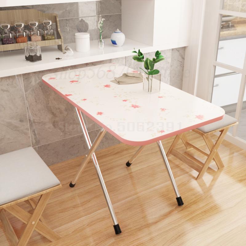 8000 Klapptisch Kleine Haushalts Einfache Esstisch Haushalts Tisch Einfache Außen Tragbaren Tisch Klapptisch: 80x40x50cm 21