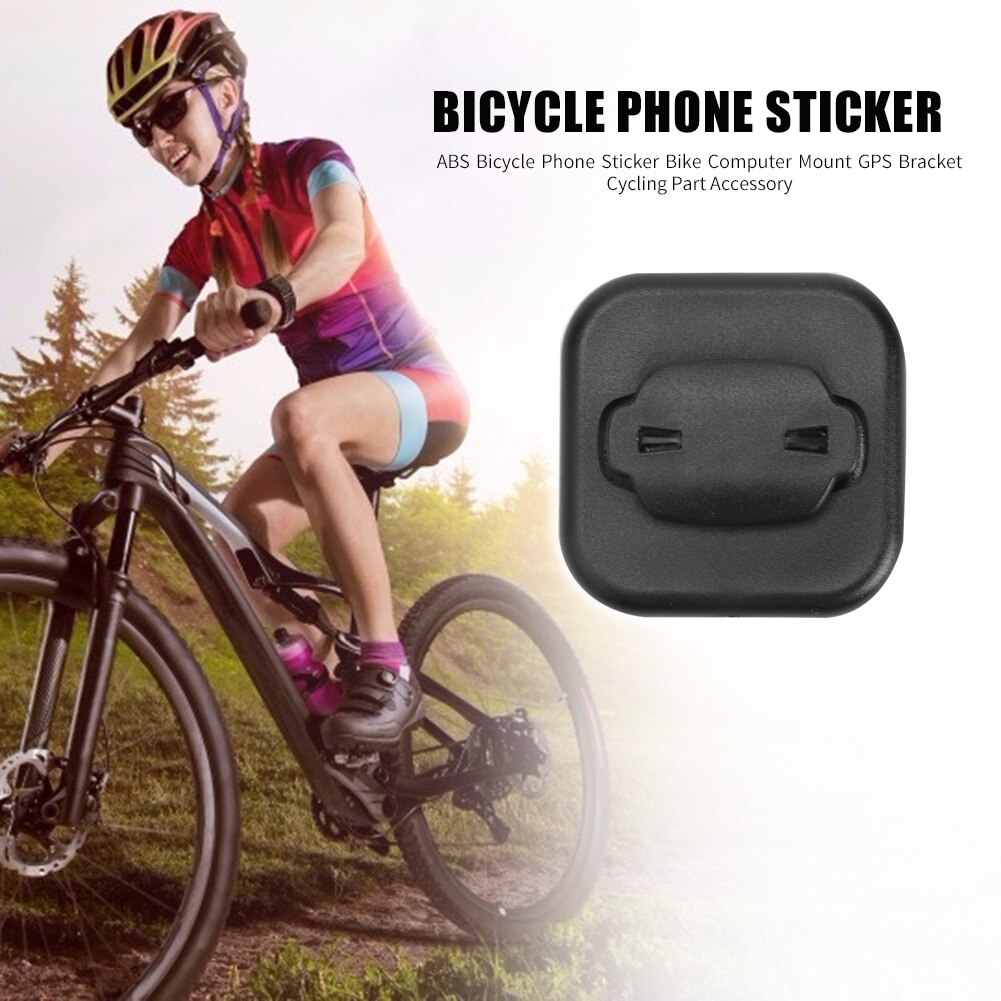 Pegatina de teléfono para bicicleta, soporte de ordenador para bicicleta, GPS, adaptador de montaje frontal, color negro, Bryton