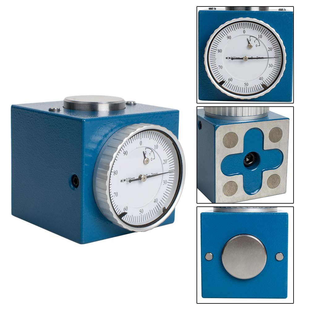 Magnetic Z Axis Tool Dial Zero Pre Setter .001" Gage Offset CNC Metric Range 0-2mm Electronic Z-axis Zero-Pre-setter Tool