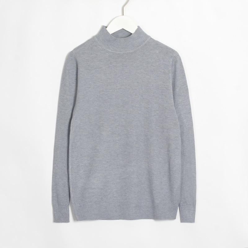 Wixra klassiske pullovere og trøjer alle base matcher langærmede afslappede tynde trøjer slim fit stram sweater efterår vinter