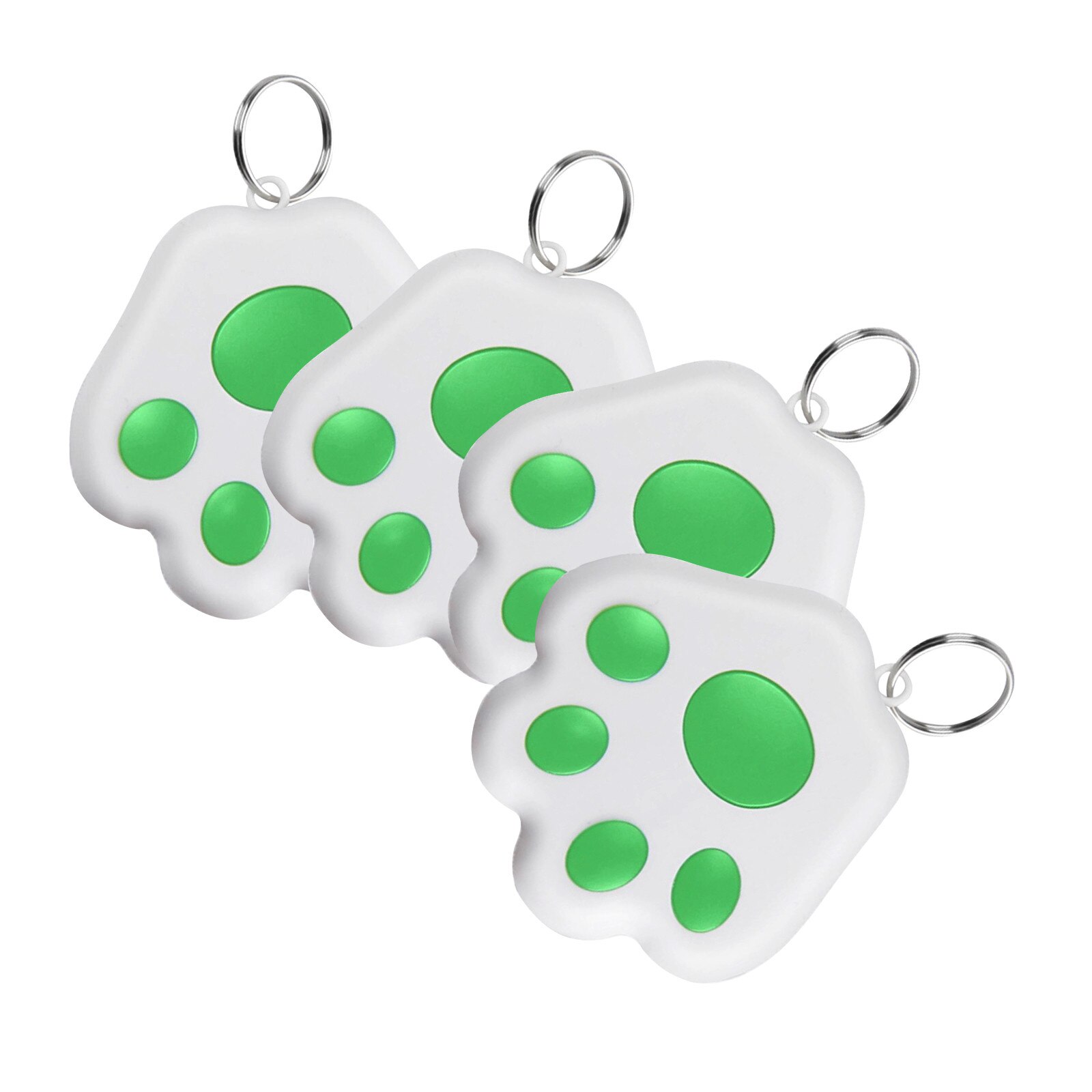 4PCS Smart Tracker Mini Anti-loss Wireless Track Device Cat Dog Mini Tracking Loss Prevention Waterproof Device Tool GPS Locator: C