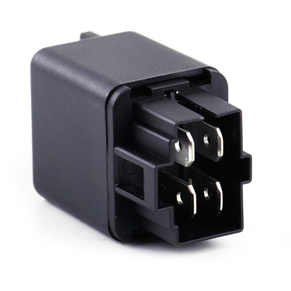 Relé de aire acondicionado automotriz de 12V y 40 a relé de cuatro pines para luz de conducción antiniebla fuerte y duradera