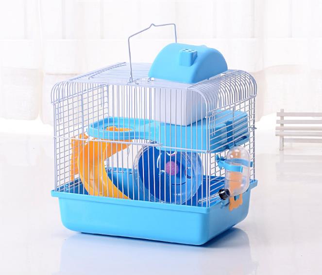 Hamster Cage Double-decker Castle Deluxe Villa Cage Hamster Cave Pet Cave