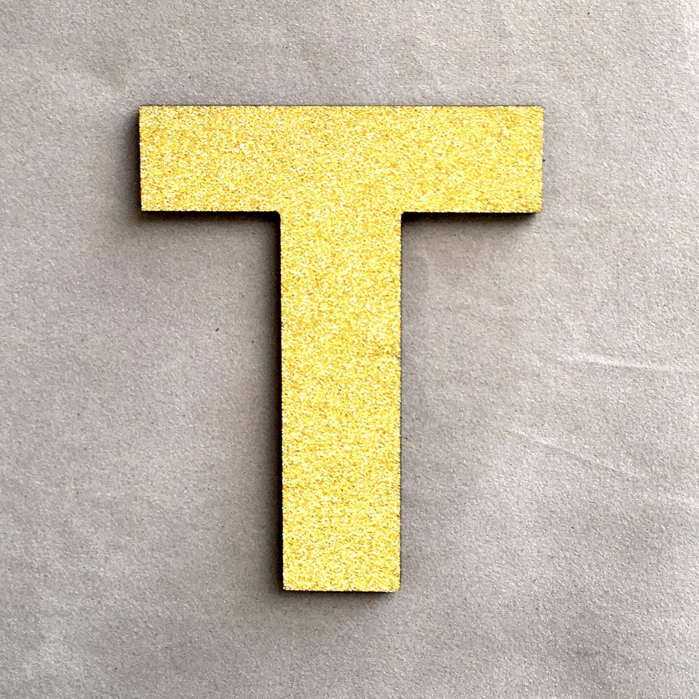 DIY Foam Letters Gold Alphabet Sticker Wedding Birthday Party Home Decorations: T