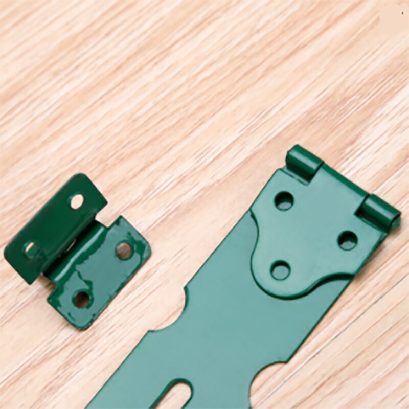 Vorhängeschloss Verschluss Tor Haspe Klammer Eisen Einfach Installieren Haspe Klammer Tor Schrank Tür Schuppen sperren verriegeln Einbrecher-nachweisen Hardware-