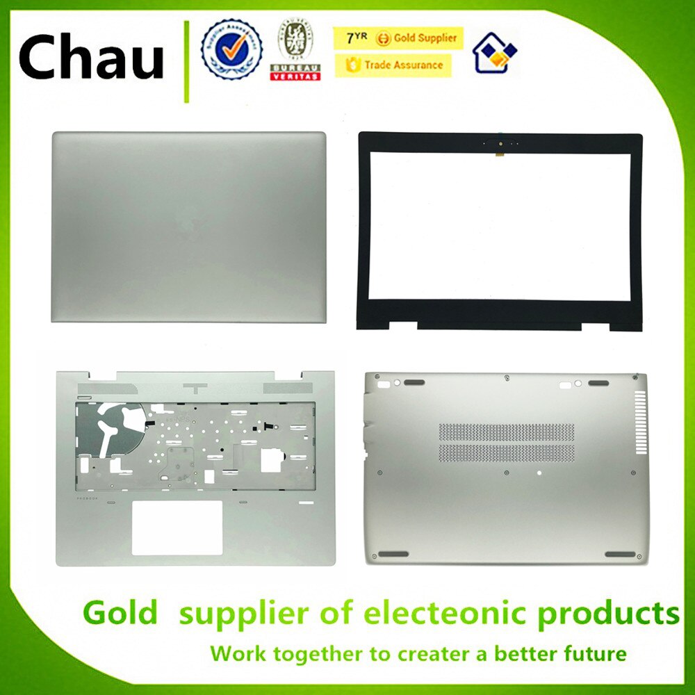 Chau For HP Probook 640 G4 645 G4 LCD Back Cover/LCD Front Bezel Cover/Upper Case Palmrest/Bottom Case Cover L09527-001