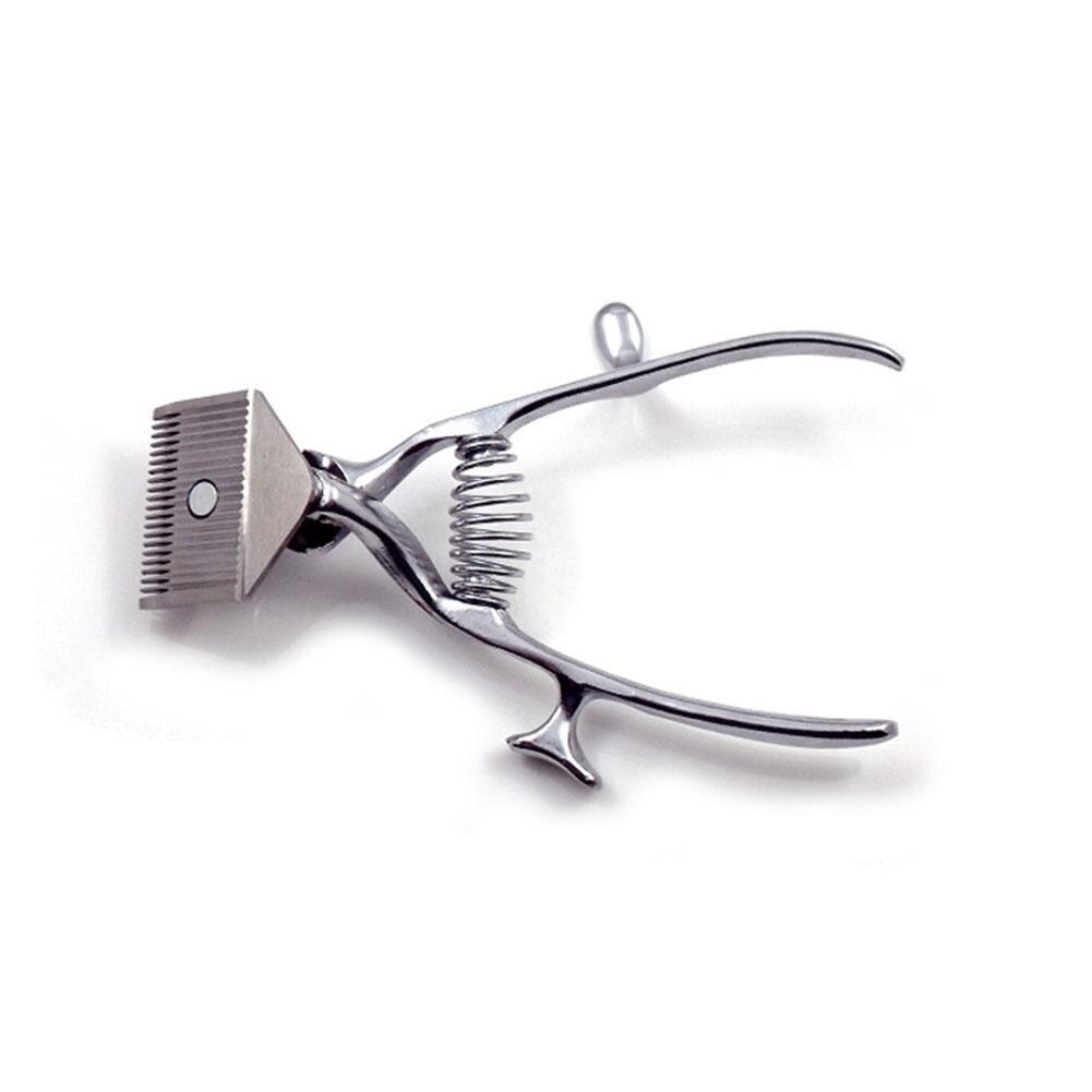 Extremt tyst manuell hårtrimmer husdjurshund katt hår rakapparat grooming clipper kam