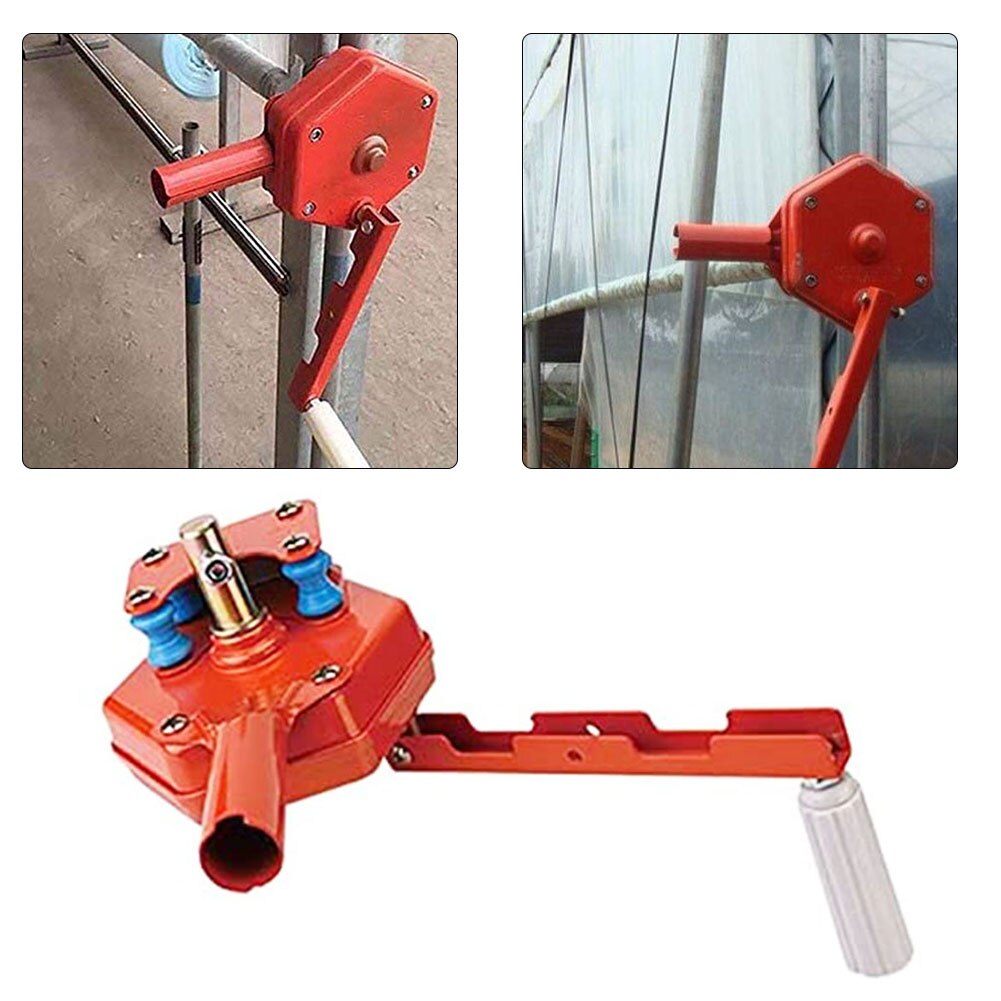 Kas Hand Crank Lier Agrarische Film Handleiding Roll Up Lifting Apparaat Machine Venster Opener Kas Ventilatie Ranch