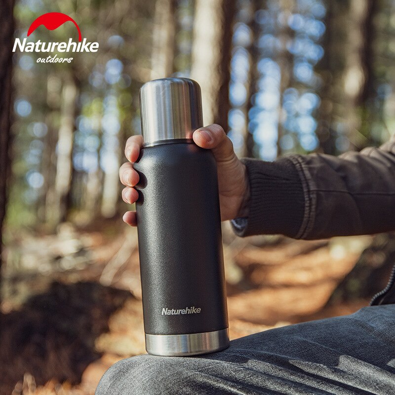 Naturehike Tazza Termica di Grande Capacità Termico in Acciaio Inox 304 Bollitore bottiglia di Acqua Portatile Esterna Bollitore