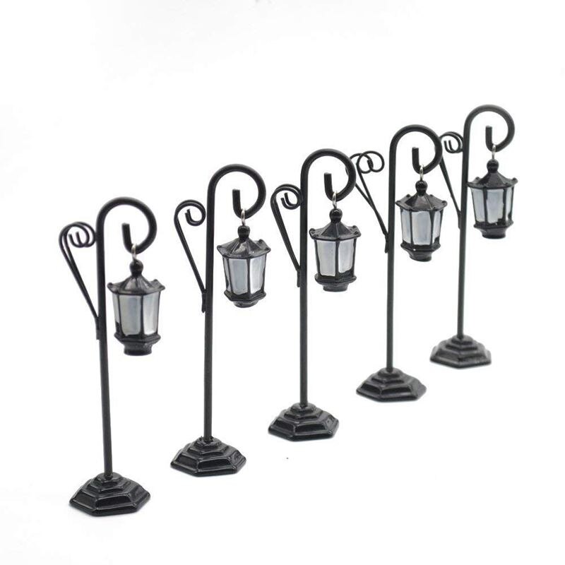 Soporte de tarjeta con forma de farola para , boda, recepción, lugar, número, nombre, mesa, menú, foto, Clip, 5 piezas