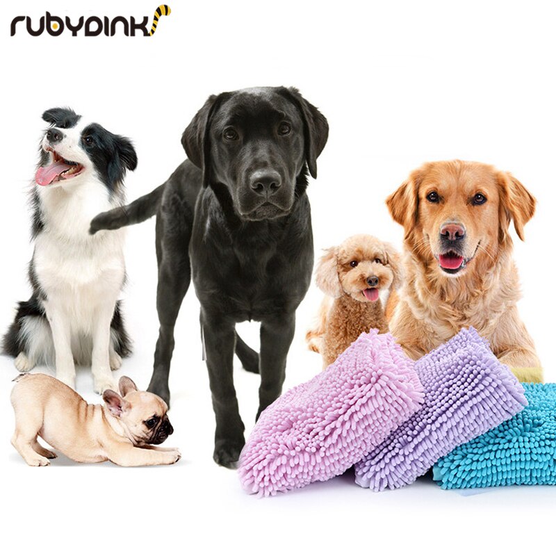 Multipurpose Pet Drying Towel Ultra-absorbent Dog Bath Soft Towel Blanket fiber chenille Puppy Dog clean Towel Pet Product