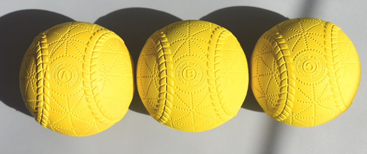 Balle de Baseball en caoutchouc souple pour débutant, 1 pièce, sécurité pour enfants, jeunes hommes et femmes, entraînement sûr, 3 tailles au choix