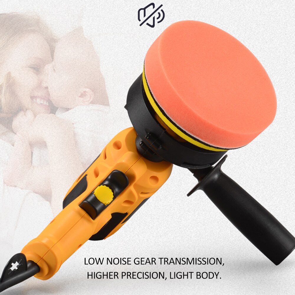 KKmoon, 700W, pulidora de coche, Mini pulidora, máquina de lijado automática, pulidora de cera de velocidad Variable orbital, herramientas eléctricas