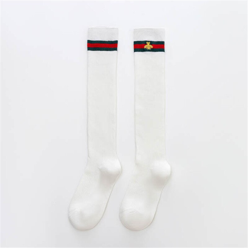 Harajuku Retro Women Cotton Autumn Winter Long Socks Casual Thick Warm Sock Lady Litter Bee School Girl: Style 5