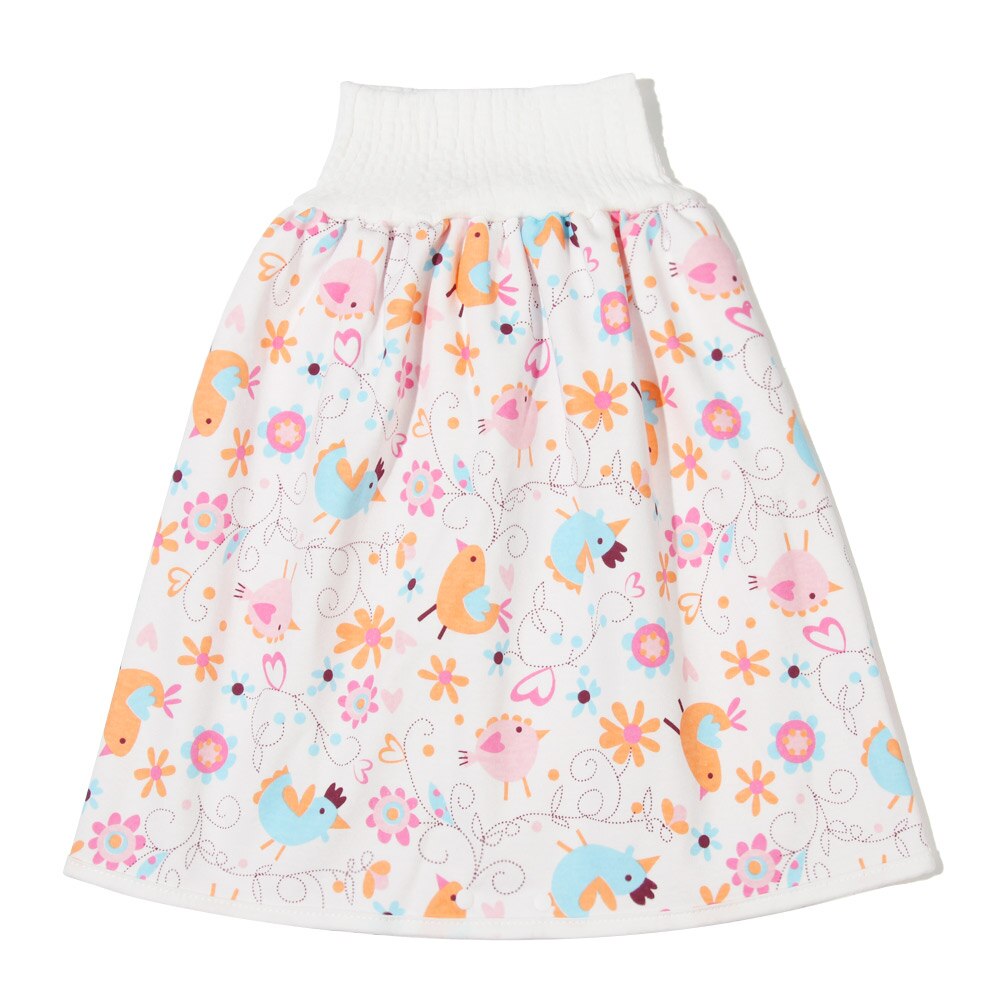 Couche-culotte pour enfants jupe coton bébé Urine Pad -né formation Nappy Anti-mouillage toilette formation pantalon imperméable réutilisable bébé
