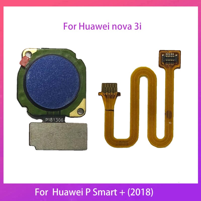 Voor Huawei Nova 3i/ P Smart Plus Vingerafdruk Sensor Home Button Key Touch Id Flex Kabel