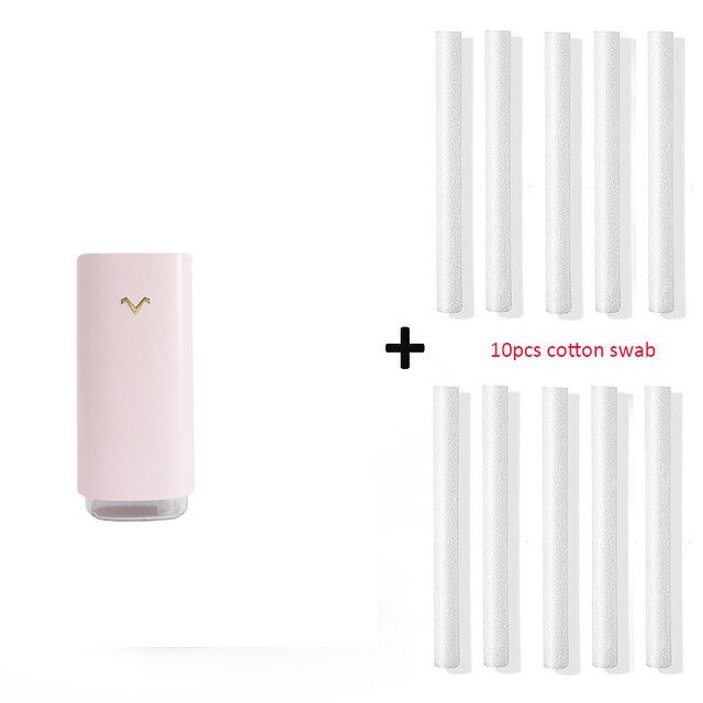 Liten luftfuktare ultraljudsdimma ångdimma tillverkare eterisk olja usb aromdiffusor för hushålls sovrum bil rosa vit: Gul