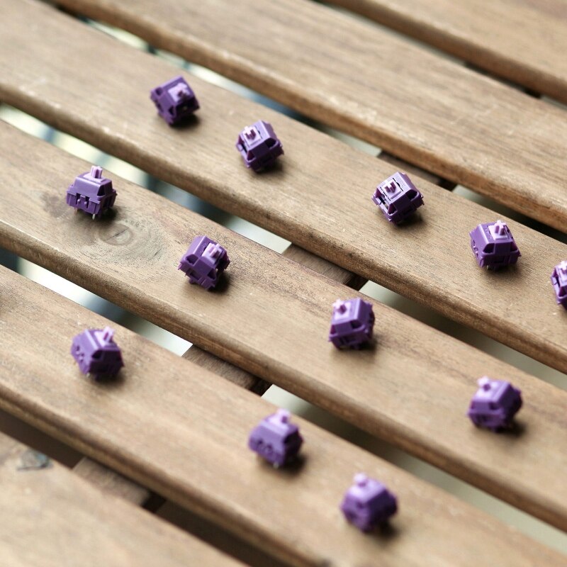 Kailh Purple Potato Switches DIY Mechanical keyboard Switches Waterproof HP Tactile MX POM Stem 18mm Long Spring