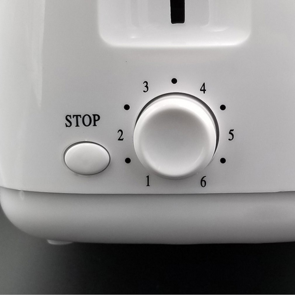 1 PCS Toaster Two Slice Toaster Stereo Surround Heating Six-Speed Knob Household Automatic Breakfast Machine