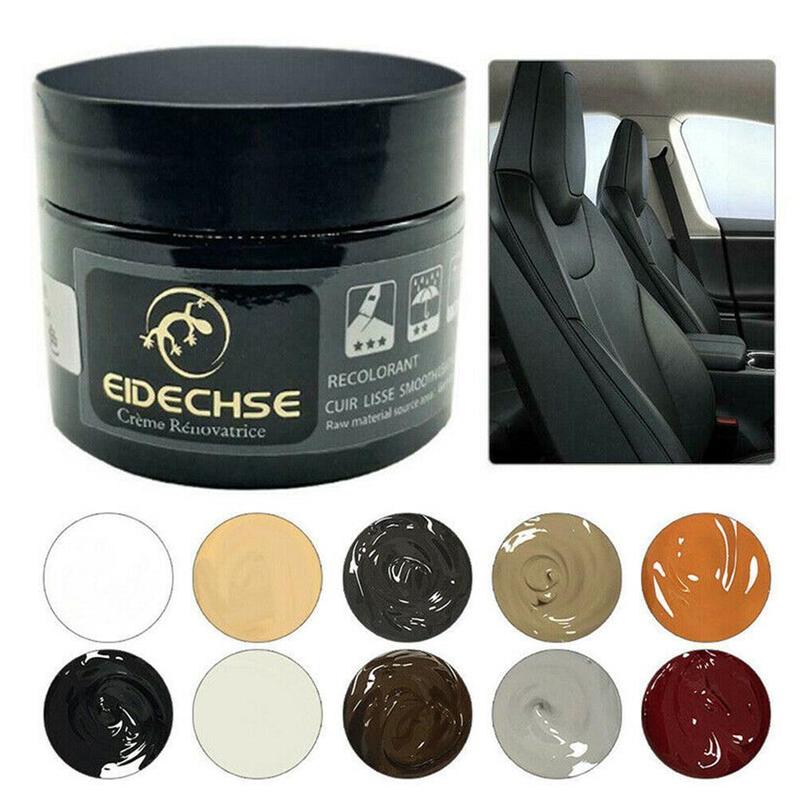 Kit de reparación de cuero líquido para el cuidado del coche, pasta de cuidado automático, abrigo de sofá, grietas de Color, pintura, pulido de coche, rascador de asiento, V4A1