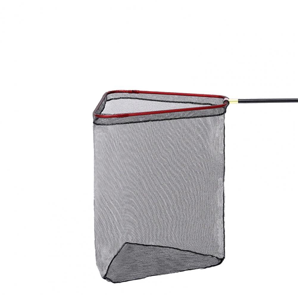 40/60Cm Nylon Visnet Inklapbare Vissen Tools Verdiept Driehoek Inktvis Vissen Dip Net Zonder Hengel Landing dip Netto: 38cm x 40cm