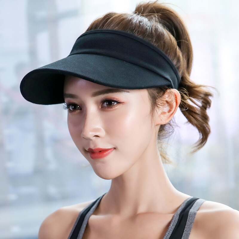 Summer Women Sun Visor Hat Outdoor Sports Running Baseball Cap Hats Beach Empty Hat