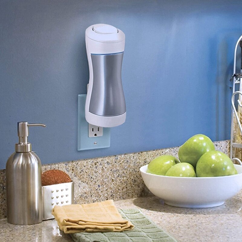 Pluggable Air Purifier & Disinfect with UV-C Light, Deodorizer for Odor From Pets,Room Freshener for Small Rooms US Plug