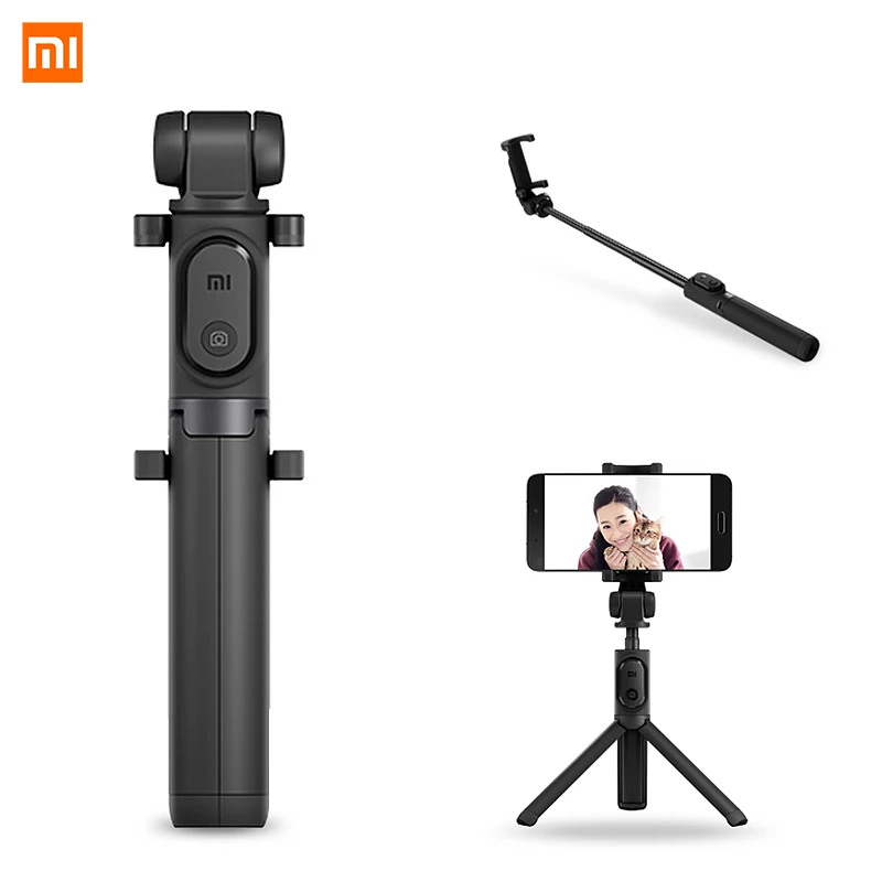 Originele Xiaomi Opvouwbare Statief Monopod Selfie Stick Bluetooth Met Draadloze Knop Sluiter Selfie Stick Voor iOS/Android/Xiaomi