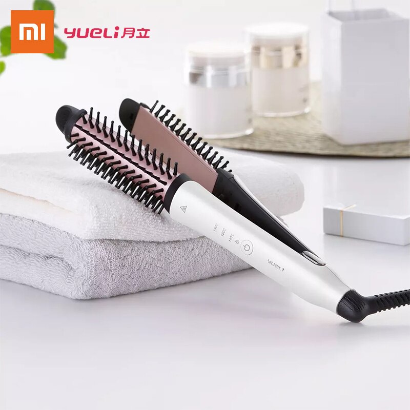 Xiaomi Yueli Hair Straightener Curler Comb Styling Tools Female MCH High Efficiency Heater Anti Scald Temperature Control