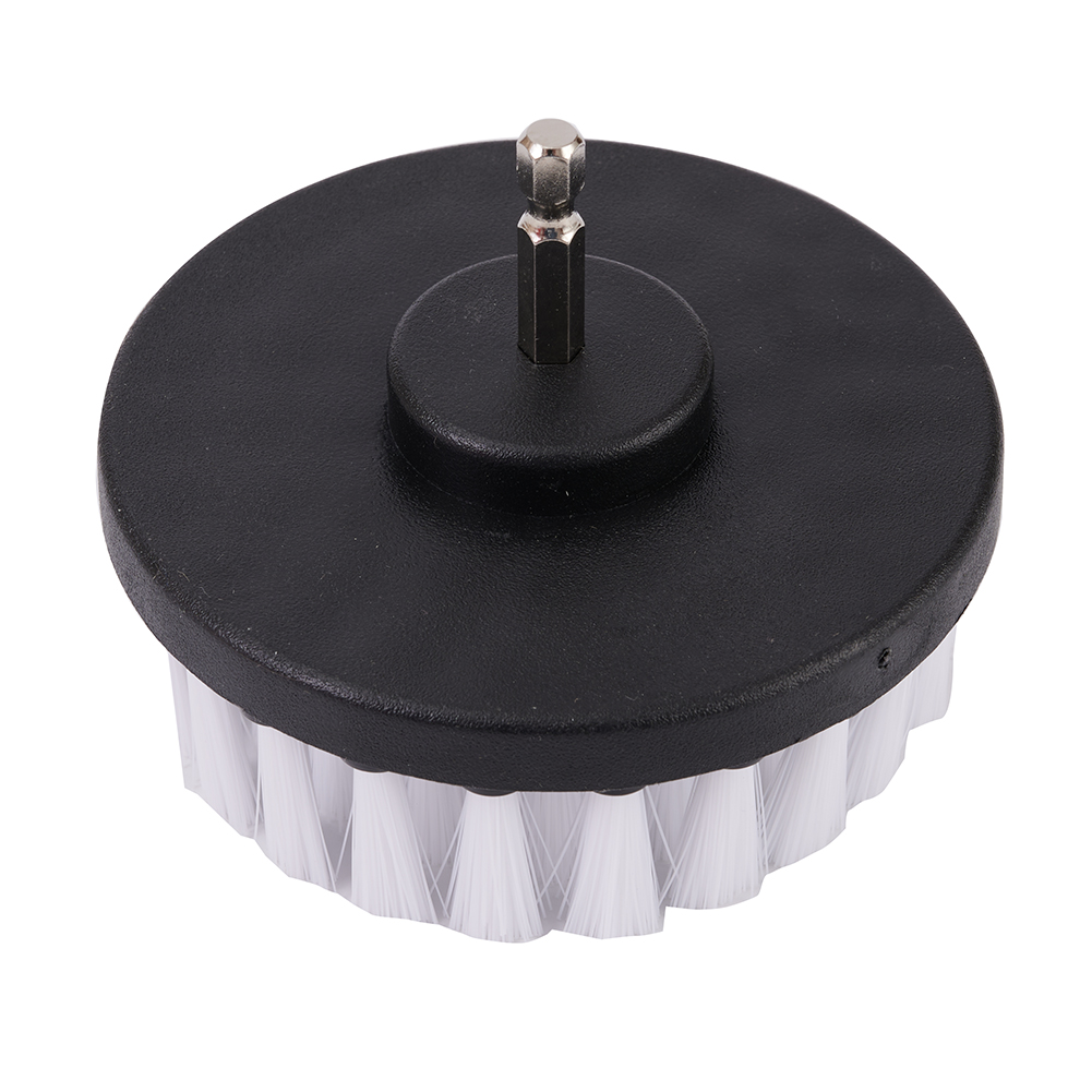 4-inch zachte boorborstelbevestiging voor het reinigen van tapijt en leer en bekleding van glazen banden Elektrische scrubberboor
