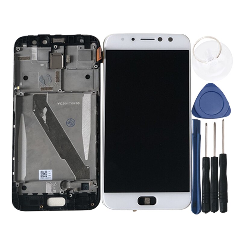 5.5 "Originele Amoled M & Sen Voor Asus Zenfone 4 Selfie Pro ZD552KL Lcd-scherm Frame + Touch panel Digitizer Voor Asus ZD552KL