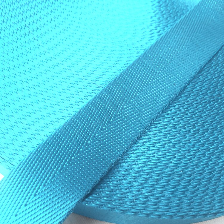 Sangle en Nylon de , 2 mètres, 1 "(25mm), sangle à chevrons, sac à dos, cerclage, sac à coudre, accessoires de ceinture: Sans nickel blanc