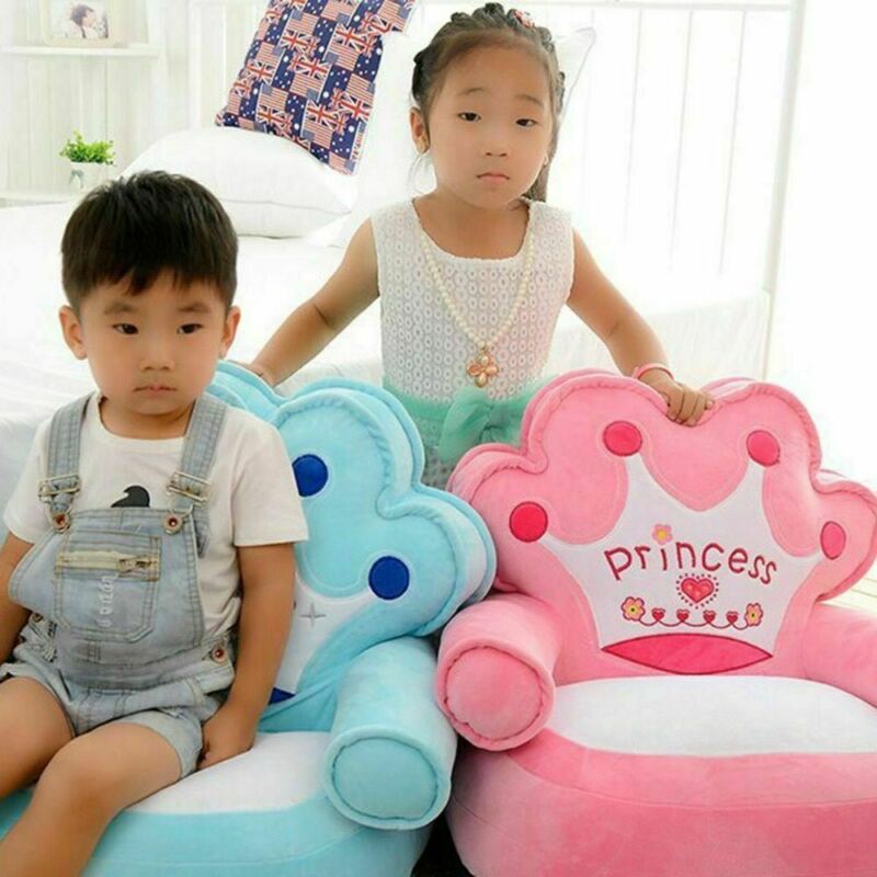 Cute Princess Kids Sofa Cover Cartoon Couch Children Chair Baby Seat Armchair Toddler Cushion 50cm