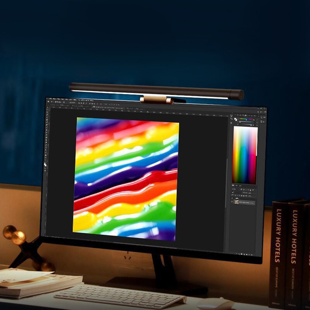 LED Computer Monitor Screen Hanging Light Durable Eye Protection Office Non-Flashing practical Monitor Light