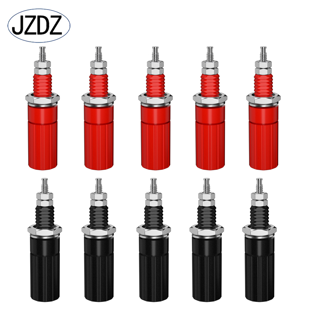 JZDZ 10pcs 4mm Banana Socket Binding Post Nut Banana Plug Jack Electrical Connector Terminal DIY Parts J.50006: Lavender