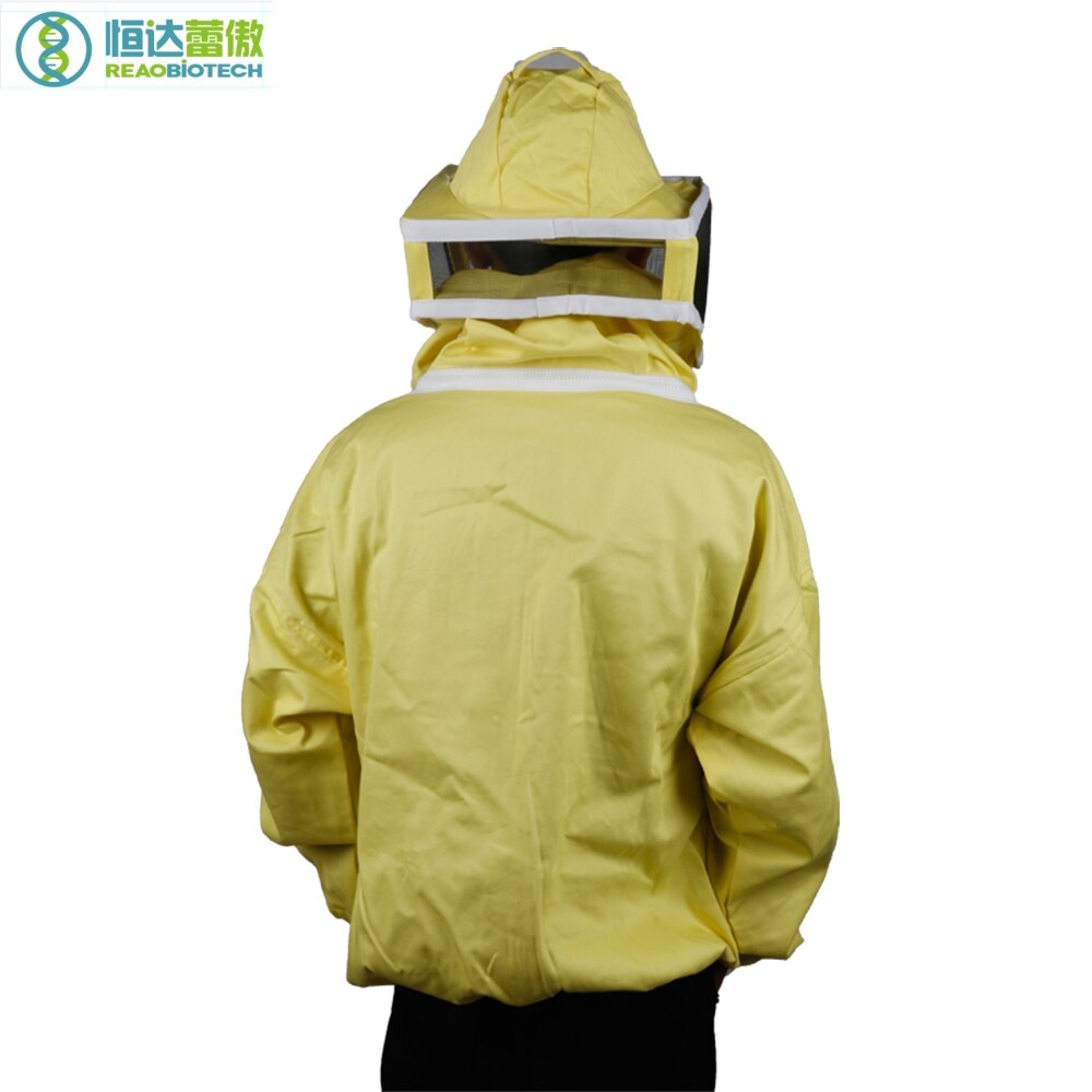 Beschermende Bijenteelt Jacket Bijenteelt Bijenteelt Bee Katoen en Grazen Vierkante Cap Jas Imker Kostuum HDBC-006