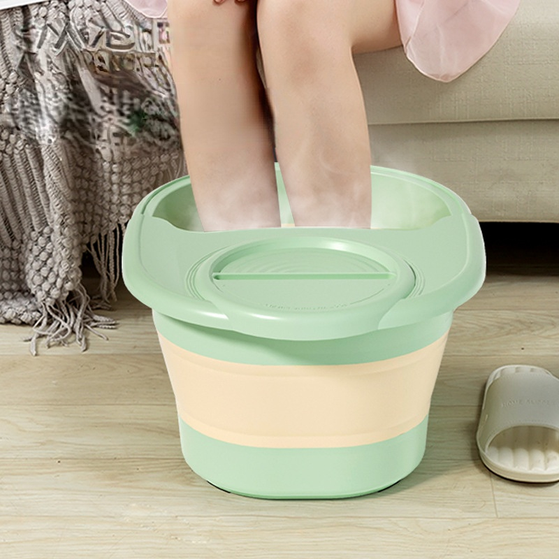 Foldable Foot Bath Bucket Massage Foot Wash Basin Home Laundry Tub Bucket Children's Foot Bath Basin Portable Foot Soak foot Tub
