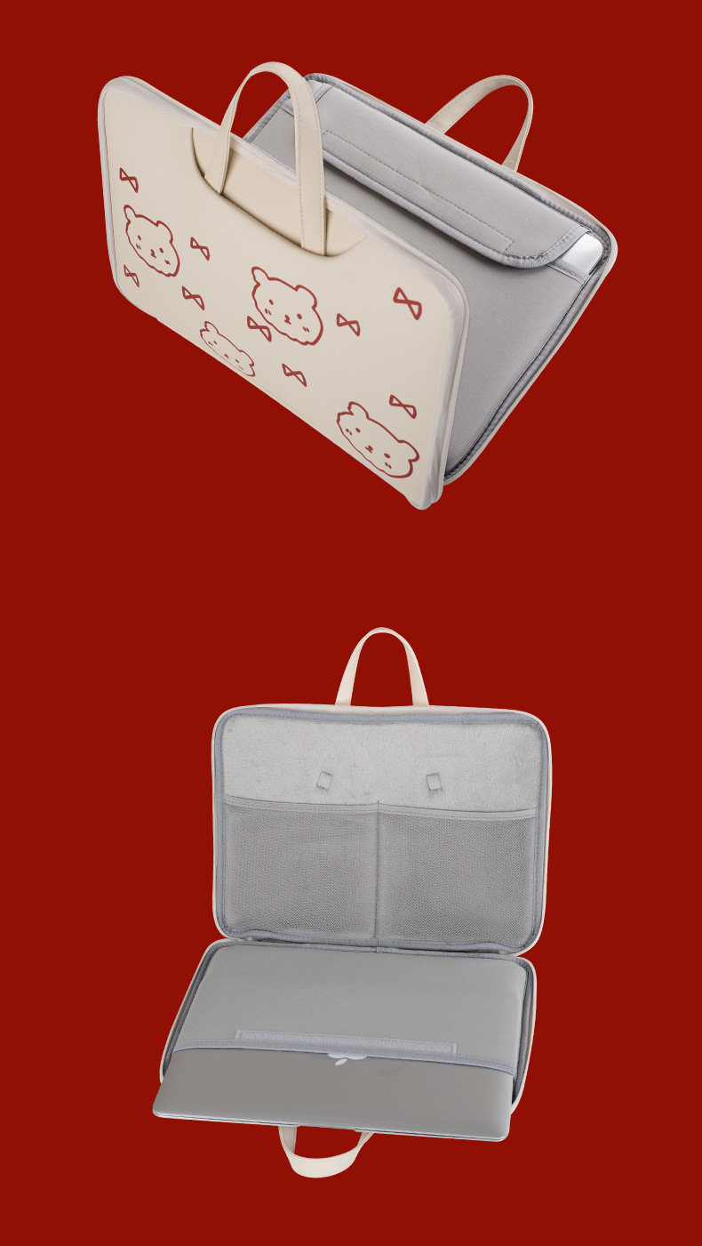 Uitbreidbare Air-laptoptas voor 13/14 inch computer 15,6 inch laptoptas