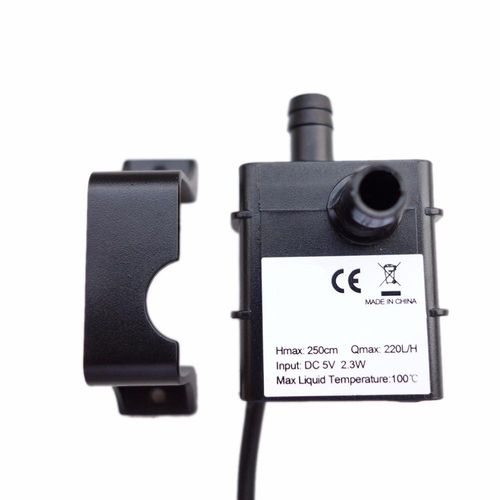 MeterMall Mini Brushless USB Water Pump DC5V 2.3W Submersible Fountain Aquarium Circulating