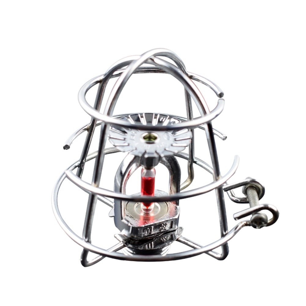 1Pc Universal Fire Sprinkler Head Guard Embedded Heavy Duty Chrome Plated Protective Cage Frame for Sprinkler Heads