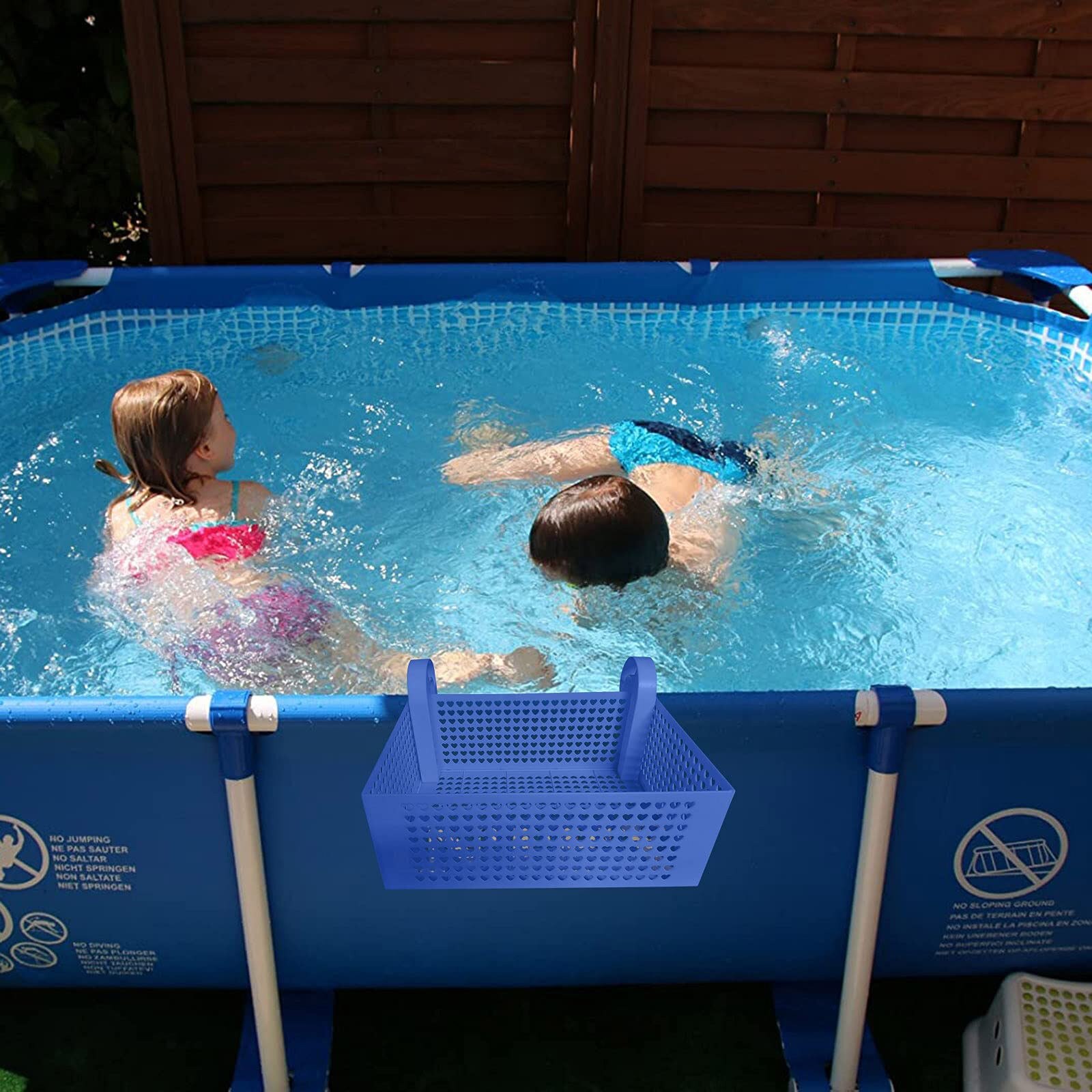 Pool Storage Basket Newest Hanging Portable Frame Large Capacity Removable Mesh Organizer