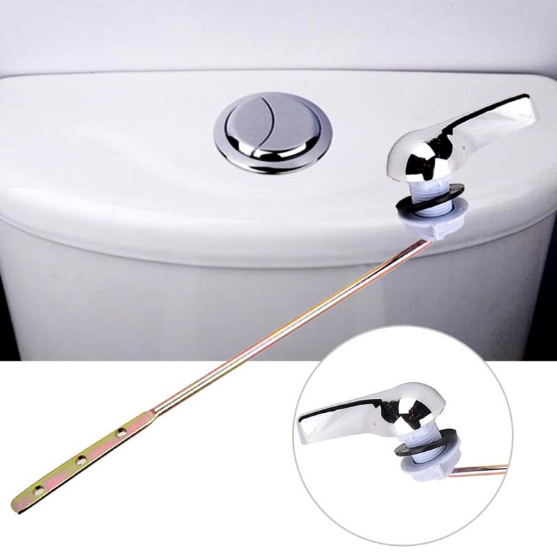 20CM Universele Wc Tank Flush Lever Luxe Chrome Wc Wrench Ijzeren Handvat wc moersleutel watertank accessoire badkamer Tool