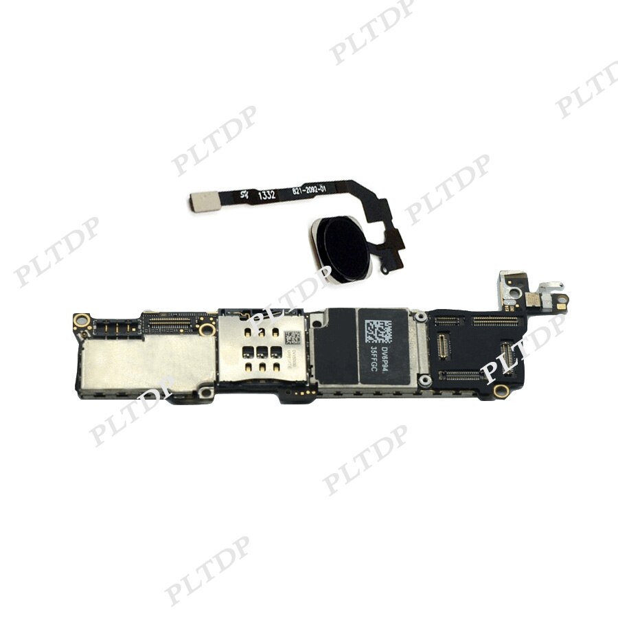 100% Original unlocked for iphone 5S Motherboard Without Touch ID/With Touch ID,16gb/32gb/64gb For iphone 5S Logic boards