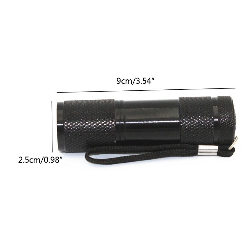 9w uv hartsi kovettuva lamppu valo 9 led 395nm uv hartsi kynsien kuivausrumpu blacklight taskulamput korut työkalut uv kuivaus manikyyri