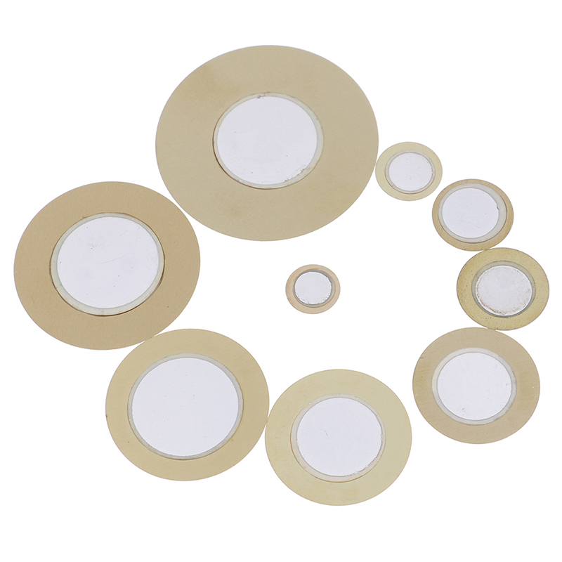 10Pcs 12/15/18/20/27/35/41/50Mm Piezo Elements sirene Sensor Pad Ronde Trigger Drum Disc Koper