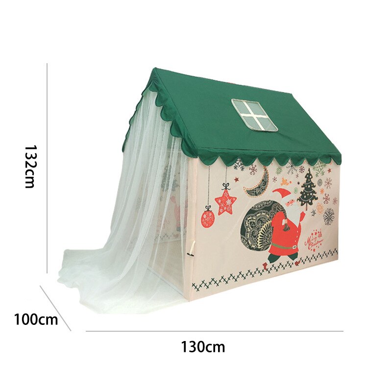 Portable Kids Tent Big Space Children&#39;s Tent Baby Kids Play Teepee Tents Christmas Playhouse Toys For Children Room Decor